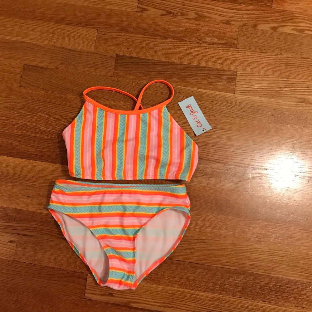 NWT Cat & Jack swimsuit size 10/12